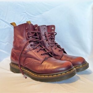 CHERRY RED DOC MARTENS